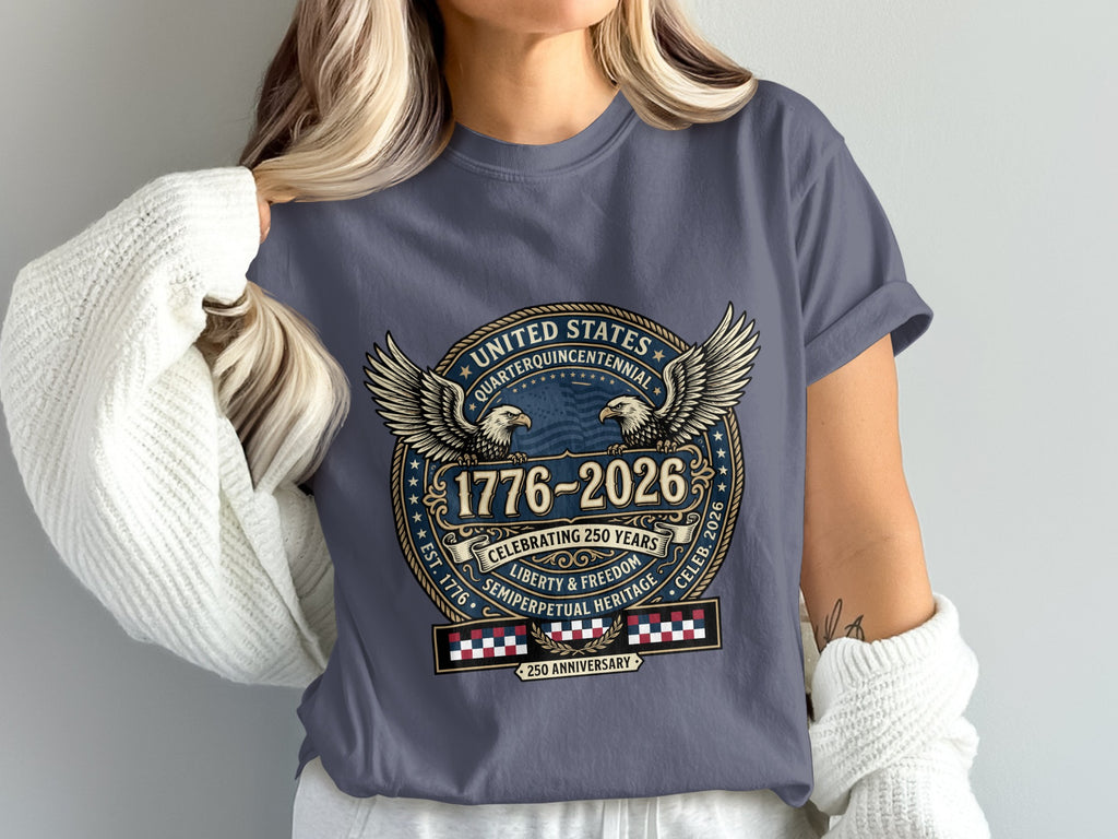 United States Quarterquicentennial 1776-2026 t-shirt.