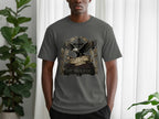 Gray t-shirt with eagle graphic, "Lord of Liberty" text, and wreath.