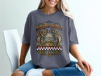 T-shirt with crown, eagle, and "Soli Deo Gloria USA EST. 1776" text.