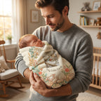 Personalized 'My Little Lamb' Baby Blanket — Soft Fleece Baby Blanket with Name & Lamb Design