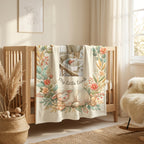Personalized 'My Little Lamb' Baby Blanket — Soft Fleece Baby Blanket with Name & Lamb Design