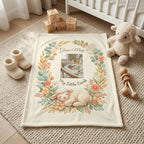 Personalized 'My Little Lamb' Baby Blanket — Soft Fleece Baby Blanket with Name & Lamb Design