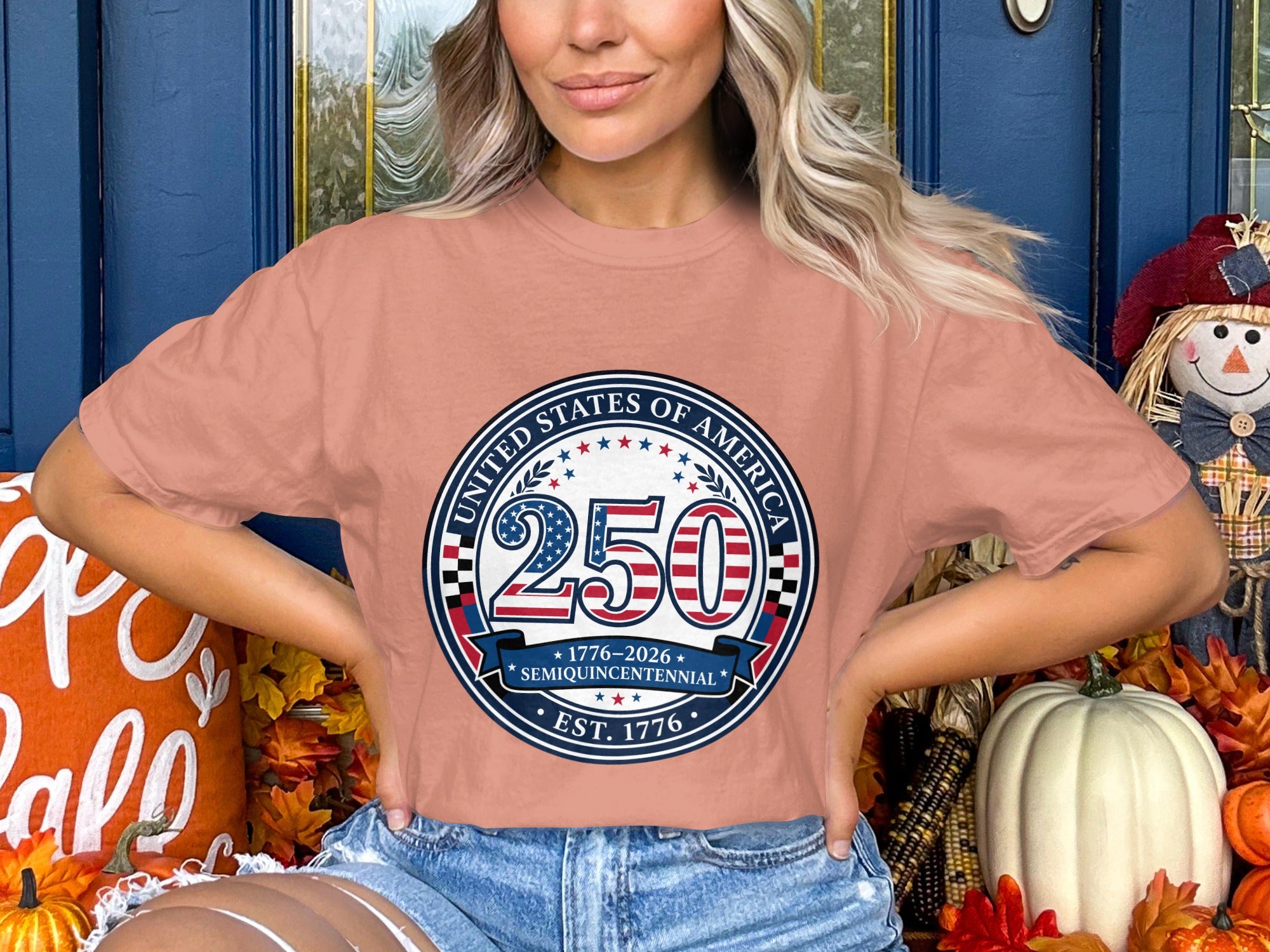 United States of America 250 Semiquincentennial Est. 1776 t-shirt.