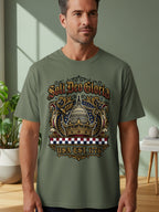T-shirt with United States Capitol graphic and "Soli Deo Gloria USA Est. 1776" text.