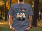 Gray t-shirt with "THE TRUTH SHALL SET YOU FREE" and Bible verse.