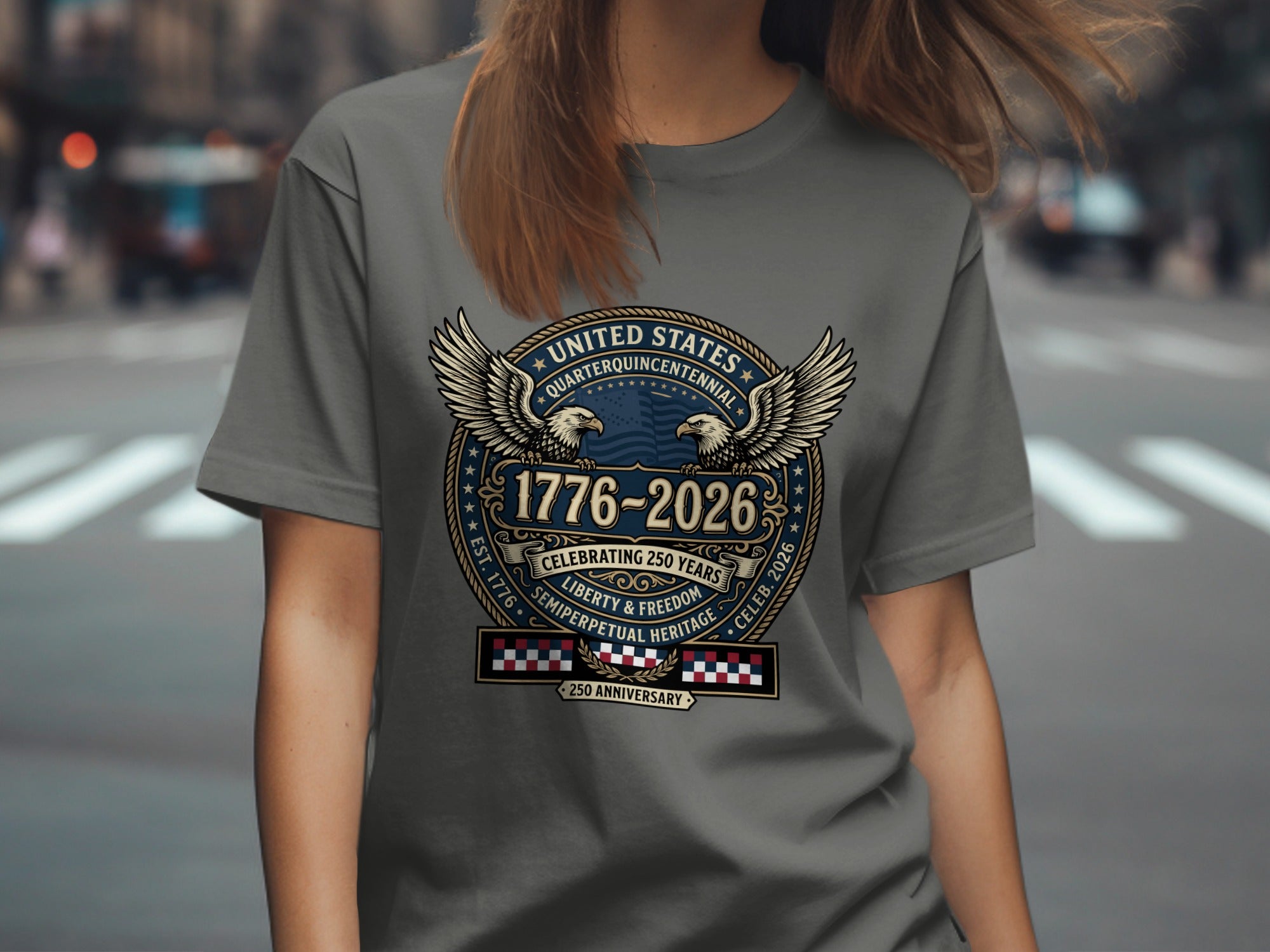 United States Quarter Quincentennial 1776-2026 250th Anniversary shirt design.
