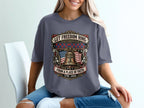 T-shirt with American flag, bell, and "Let Freedom Ring from a Place of Faith" text.