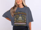 Dark grey t-shirt with "Soli Deo Gloria" and USA crest.