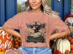 Peach crop top with eagle, cross, and text "Lord of Liberty 1776-2026 250 Years HE IS KING".