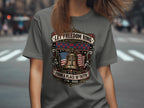 T-shirt with bell, flag, and text "Let Freedom Ring From a Place of Faith".